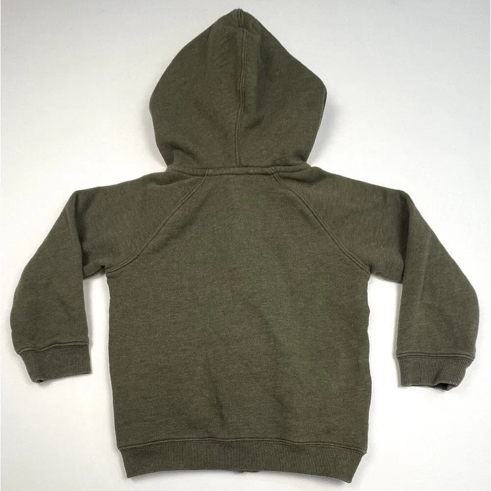 GYMBOREE Toddler Boy 3T Green Fall 2016 Mountain Trail Owl Be Comfy HOODIE EUC
